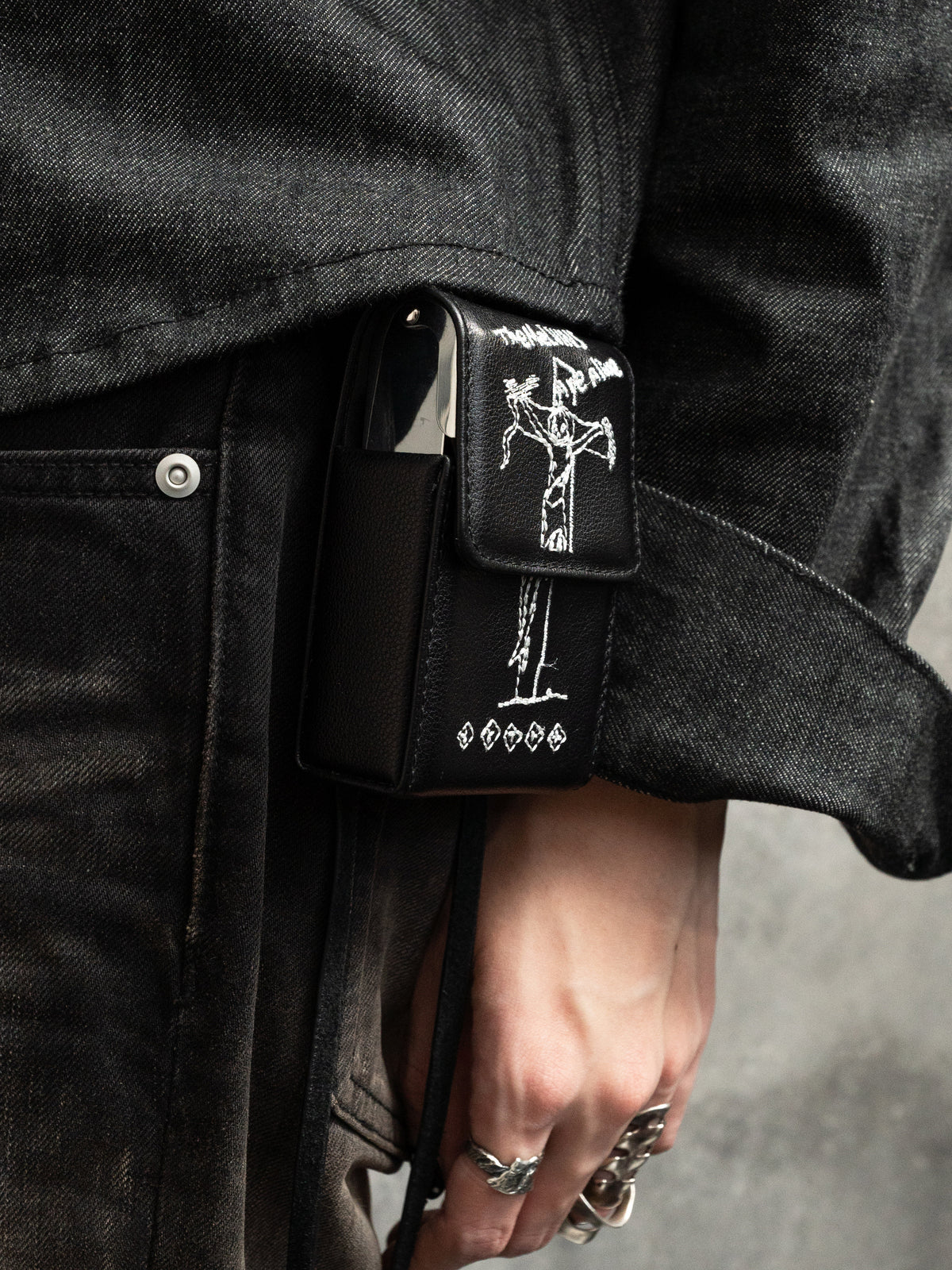 TBR ¡Á SOD Leather Cigarette Holder Bag