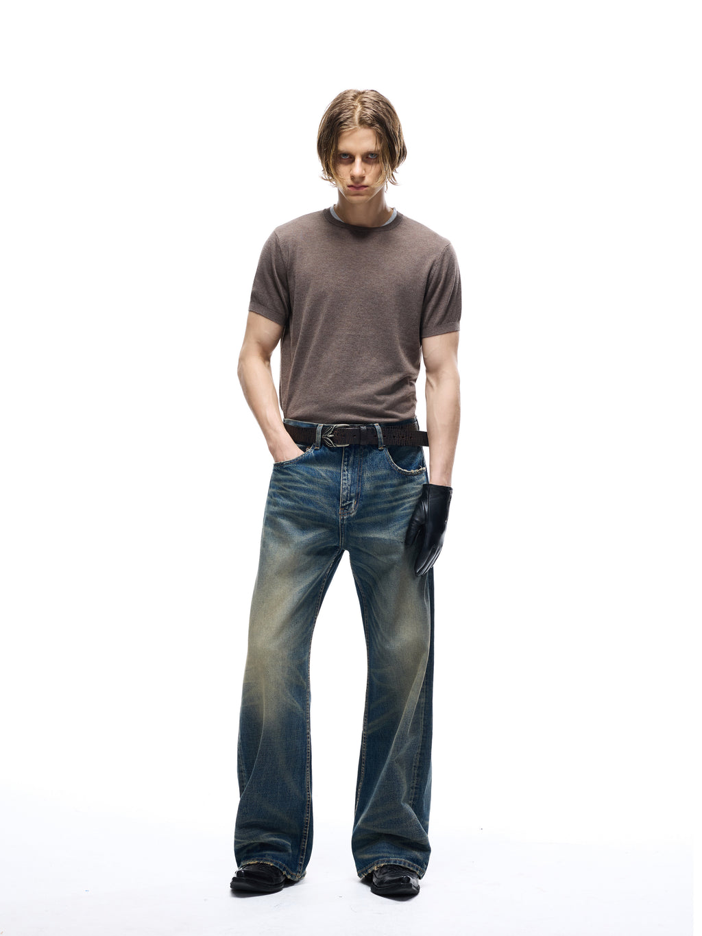 TBR Okayama Selvedge King Denim 003 Vintage Blue Washed Straight Jeans