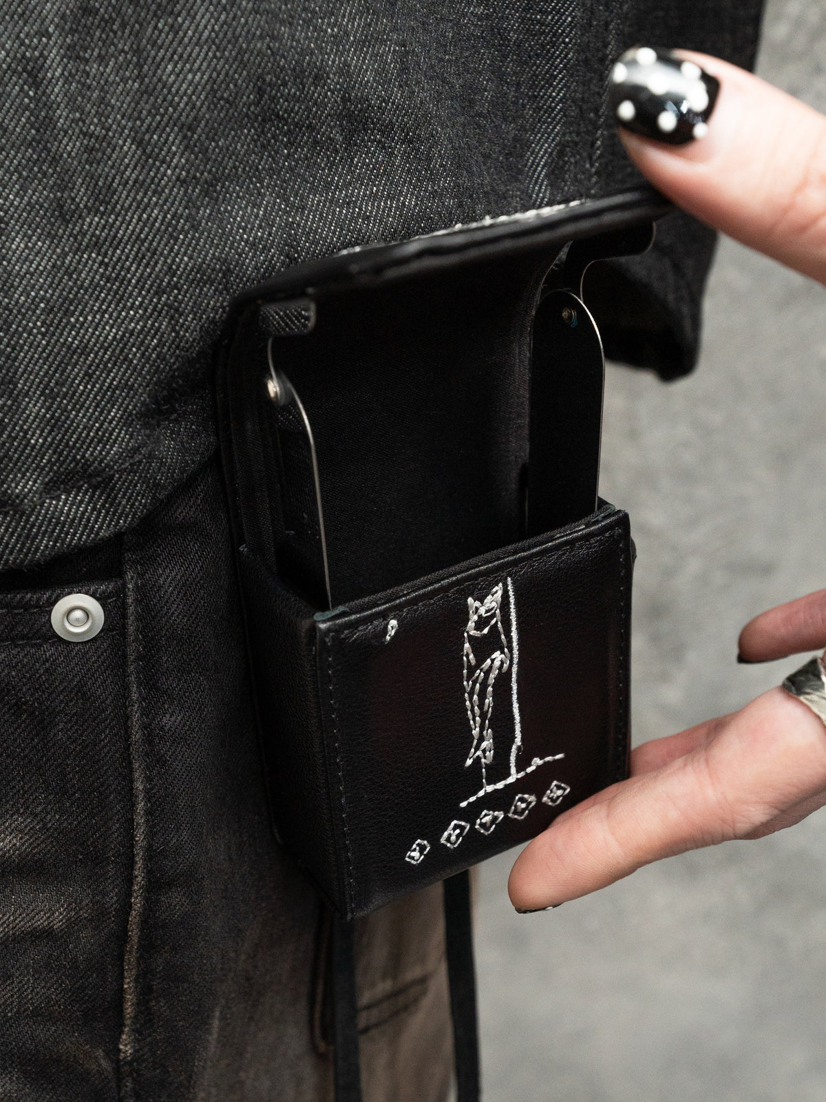 TBR ¡Á SOD Leather Cigarette Holder Bag