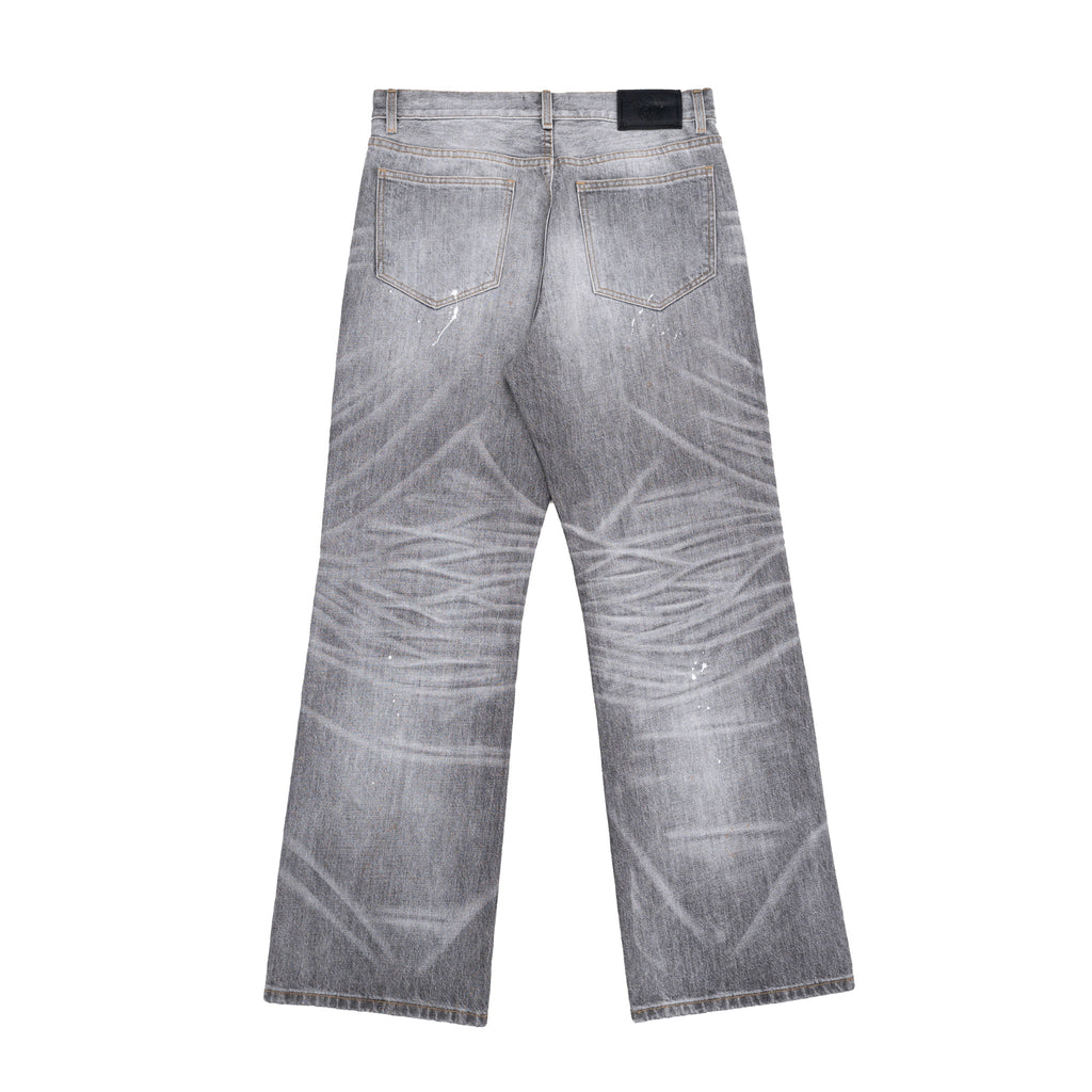 TBR Okayama King Denim 004 Ash Orange Washed Straight Jeans