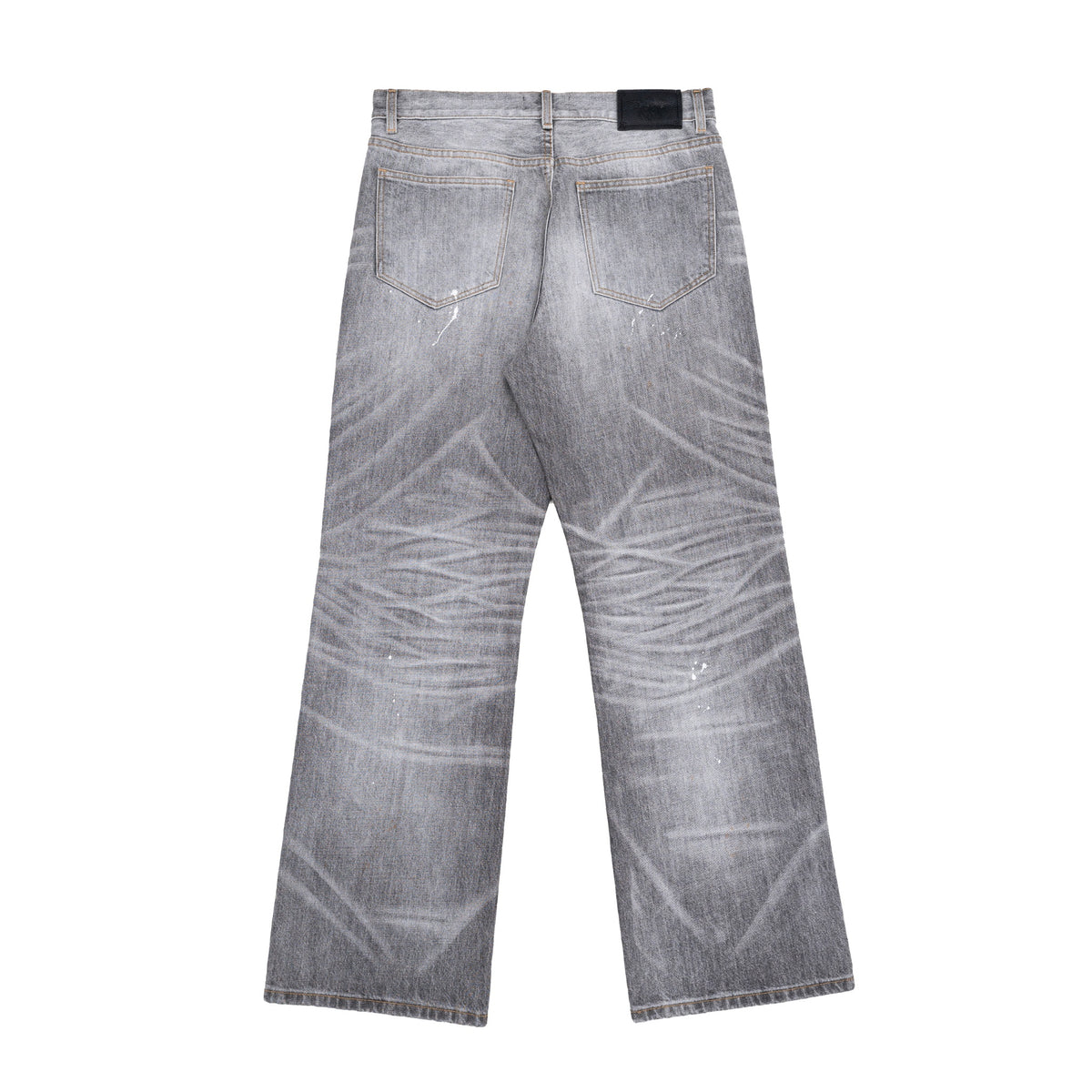 TBR Okayama King Denim 004 Ash Orange Washed Straight Jeans