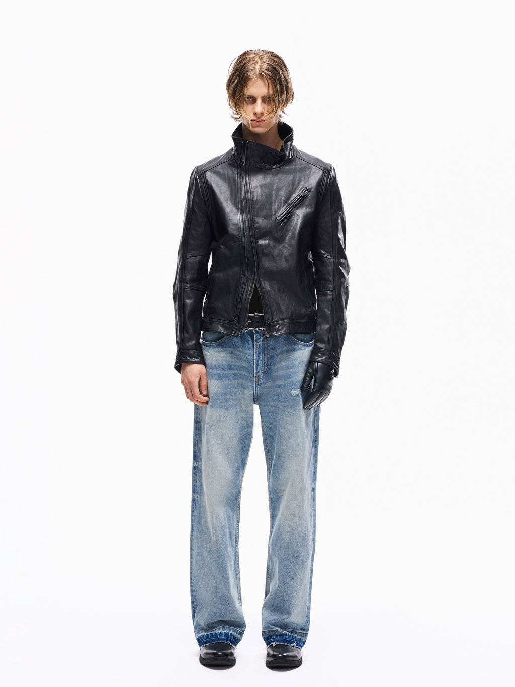 TBR 001 Okayama Selvedge Frost Blue Straight Jeans