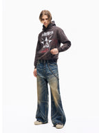 TBR Blizzard Mud-Dyed Baggy Jeans