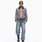 TBR King Denim 05 Washed Blue Relaxed Straight Jeans