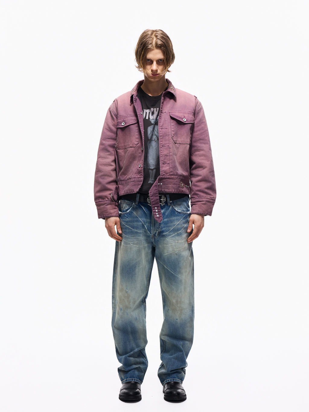 Wind04 Nevada Ice Crack Washed Jeans