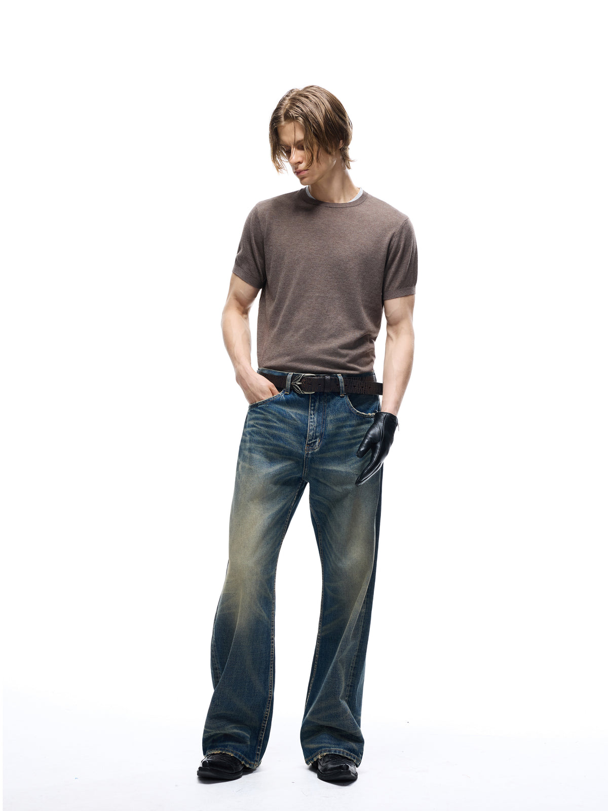 TBR Okayama Selvedge King Denim 003 Vintage Blue Washed Straight Jeans