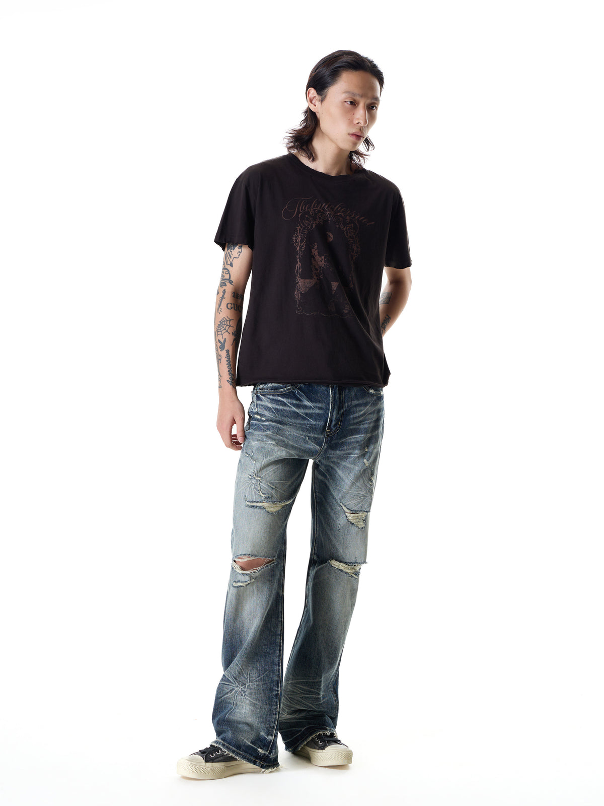 Wind09 Selvedge Mist Purple Washed 646 Jeans