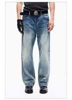 Wind01 Frost Blue Straight Jeans