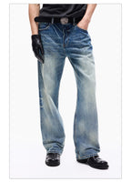 Wind01 Frost Blue Straight Jeans