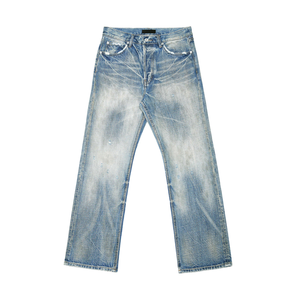 Wind05 Glacier Blue Washed Straight Jeans