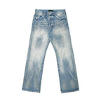 Wind05 Glacier Blue Washed Straight Jeans