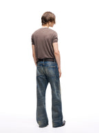 TBR Okayama Selvedge King Denim 003 Vintage Blue Washed Straight Jeans