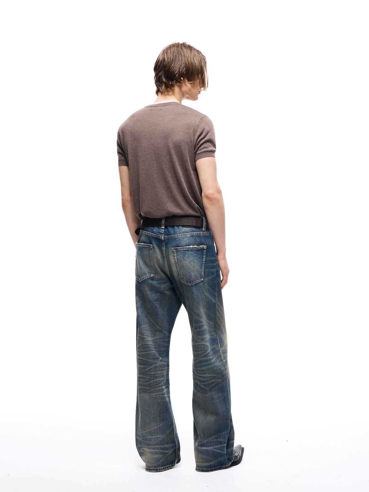 TBR Okayama Selvedge King Denim 003 Vintage Blue Washed Straight Jeans