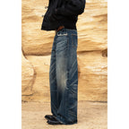 TBR Phantom Dark Blue Baggy Jeans