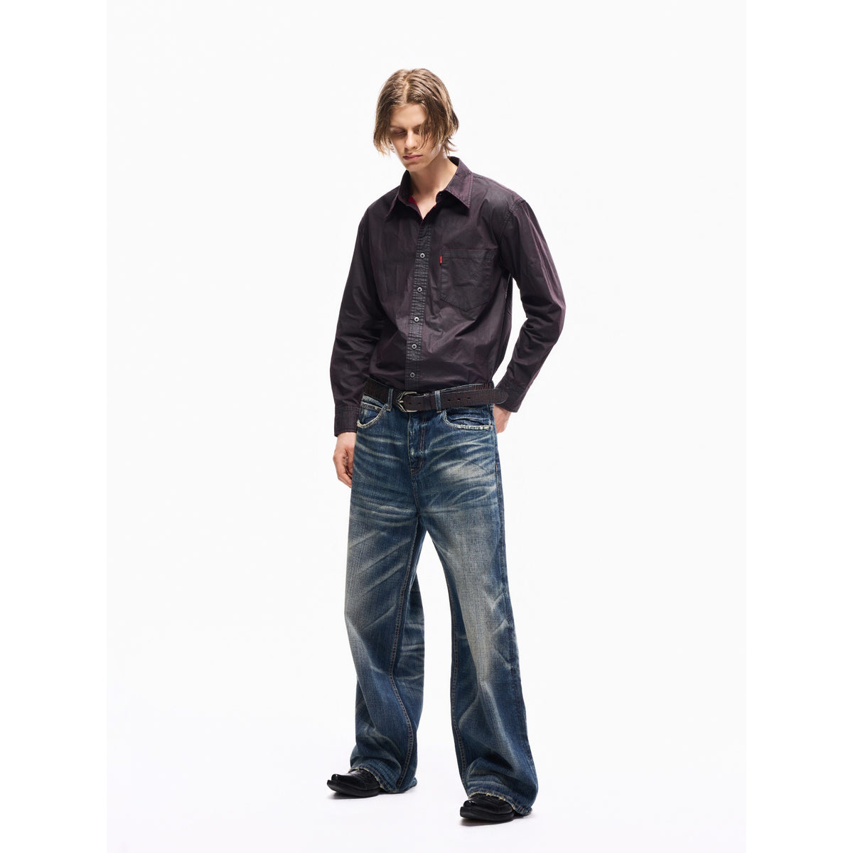 TBR Phantom Dark Blue Baggy Jeans