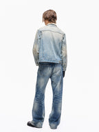 Wind05 Glacier Blue Washed Straight Jeans