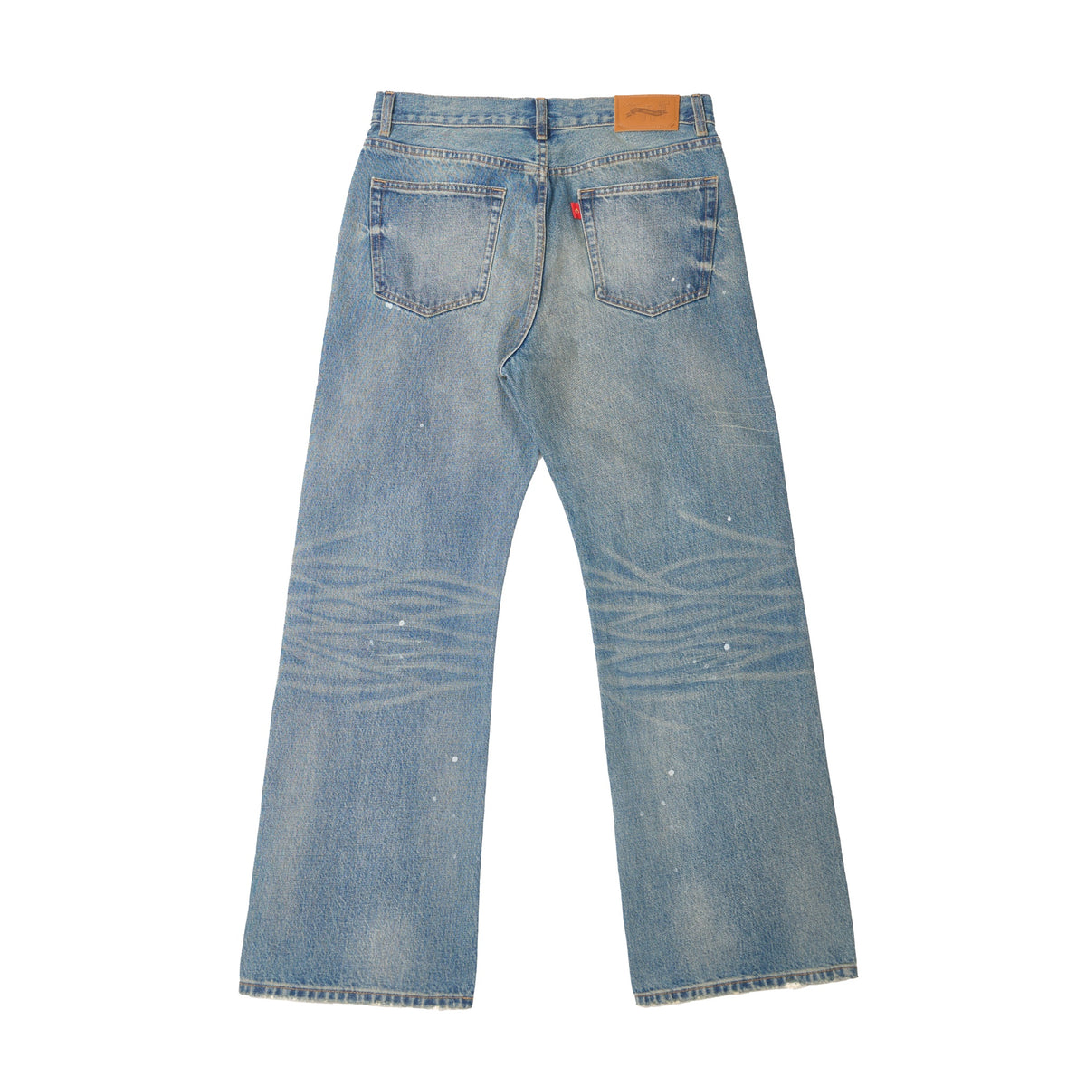 TBR 002 Okayama Selvedge Mist Blue Straight Jeans