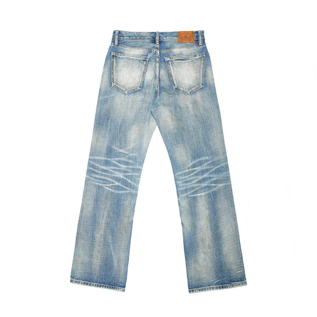 Wind05 Glacier Blue Washed Straight Jeans