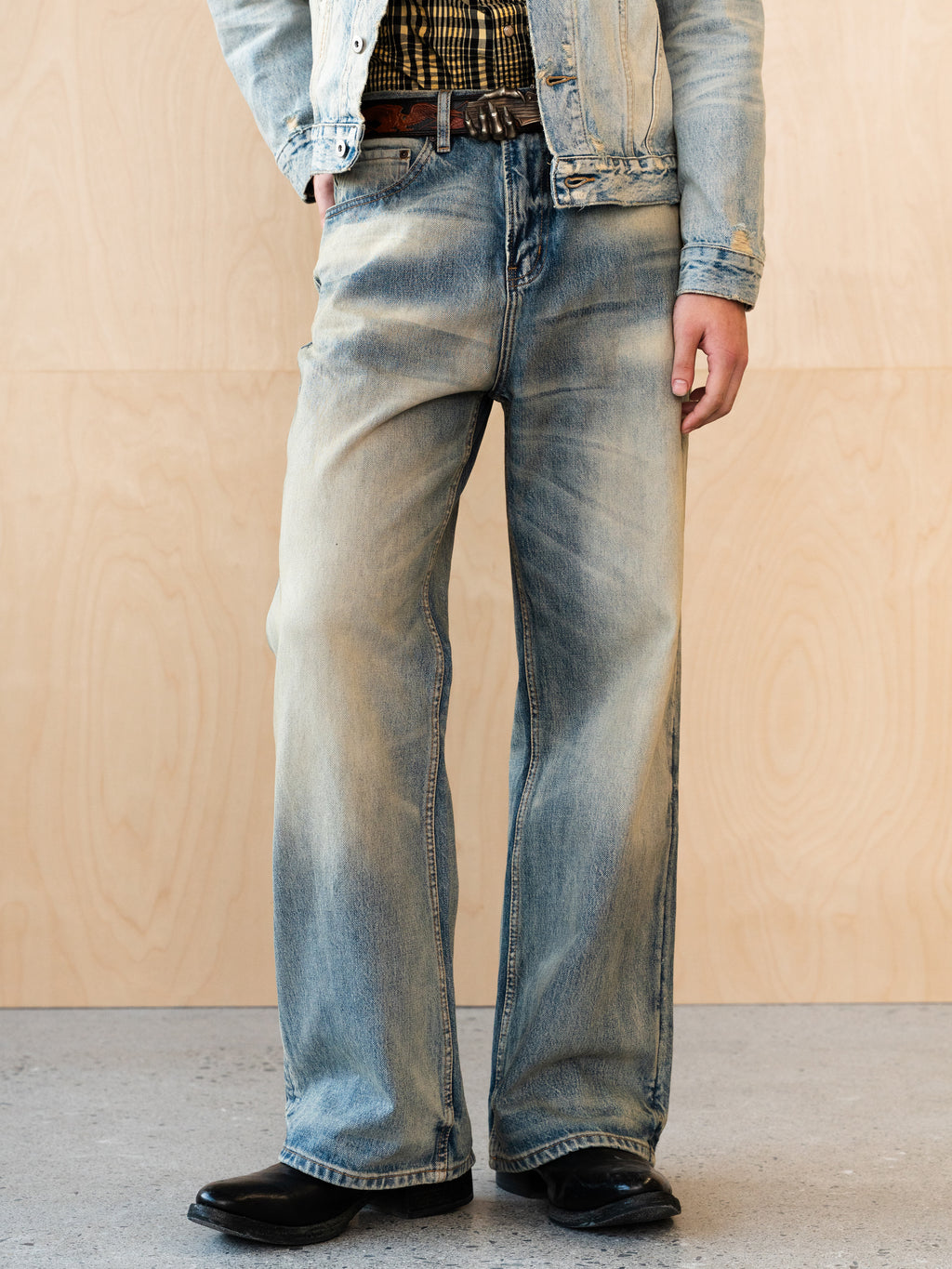 Nevada Cream Blue Jeans