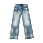 Wind05 Glacier Blue Washed Straight Jeans