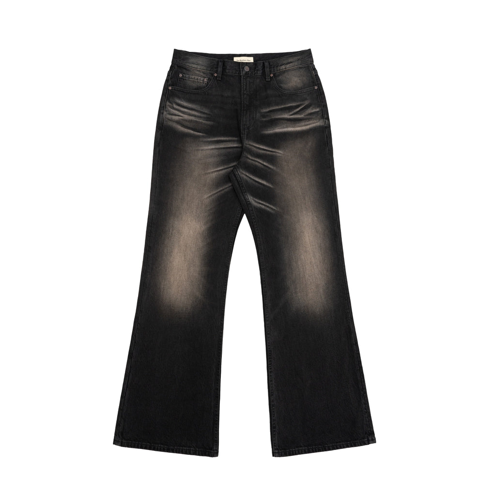 Black Brown Red Washed Jeans