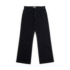 TBR Double-Dyed Black Selvedge Straight Jeans