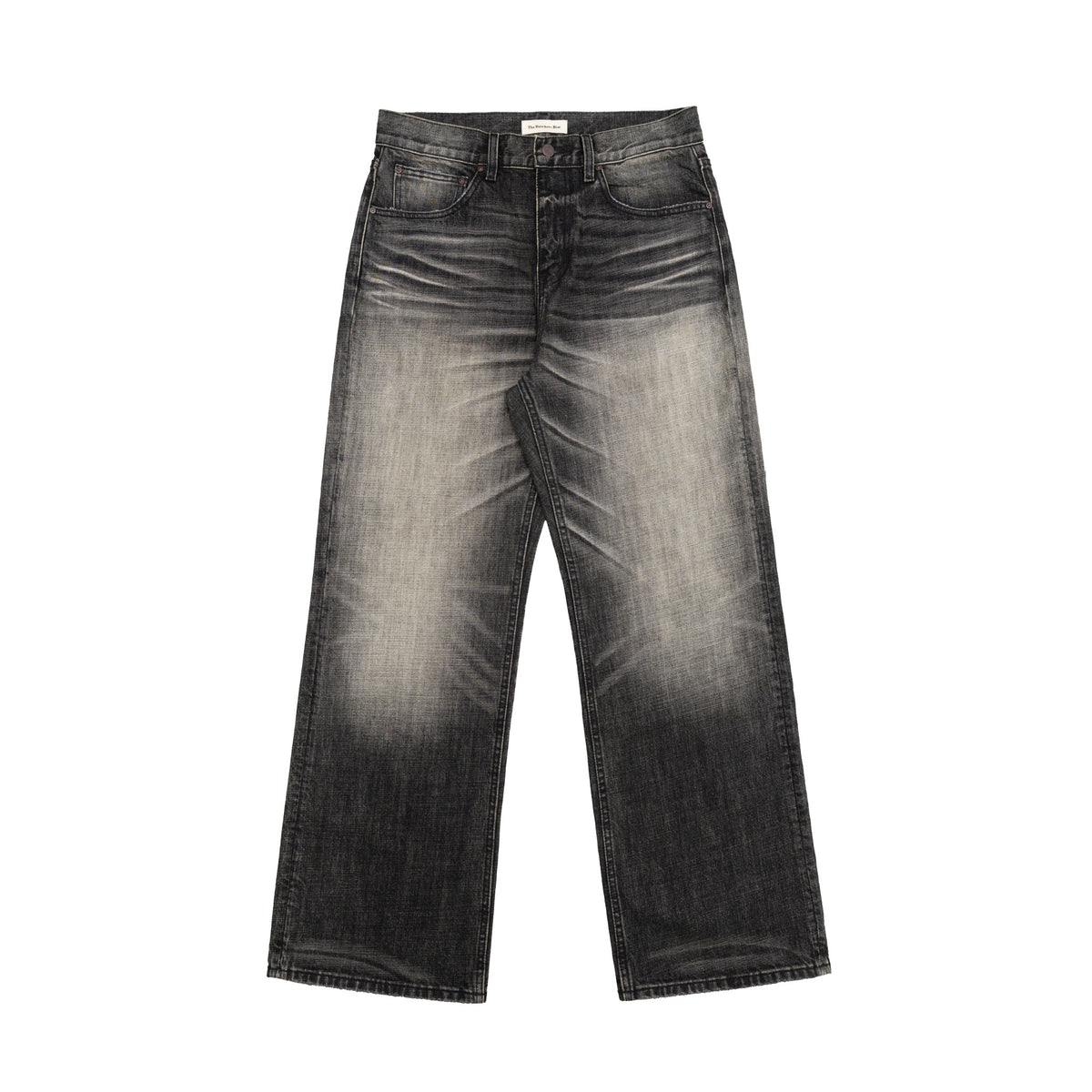 TBR Blade Grey Washed Straight Jeans