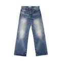 TBR 003 Selvedge Vintage Blue Washed Relaxed Straight Jeans