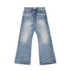 TBR 646 Ice Blue Washed Straight Jeans