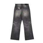 TBR Cocoon Patch Rivet Relaxed Straight Jeans