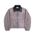 Washed Violet Boro Distressed Canvas Jacket