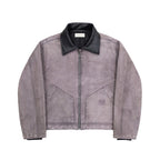 Washed Violet Boro Distressed Canvas Jacket