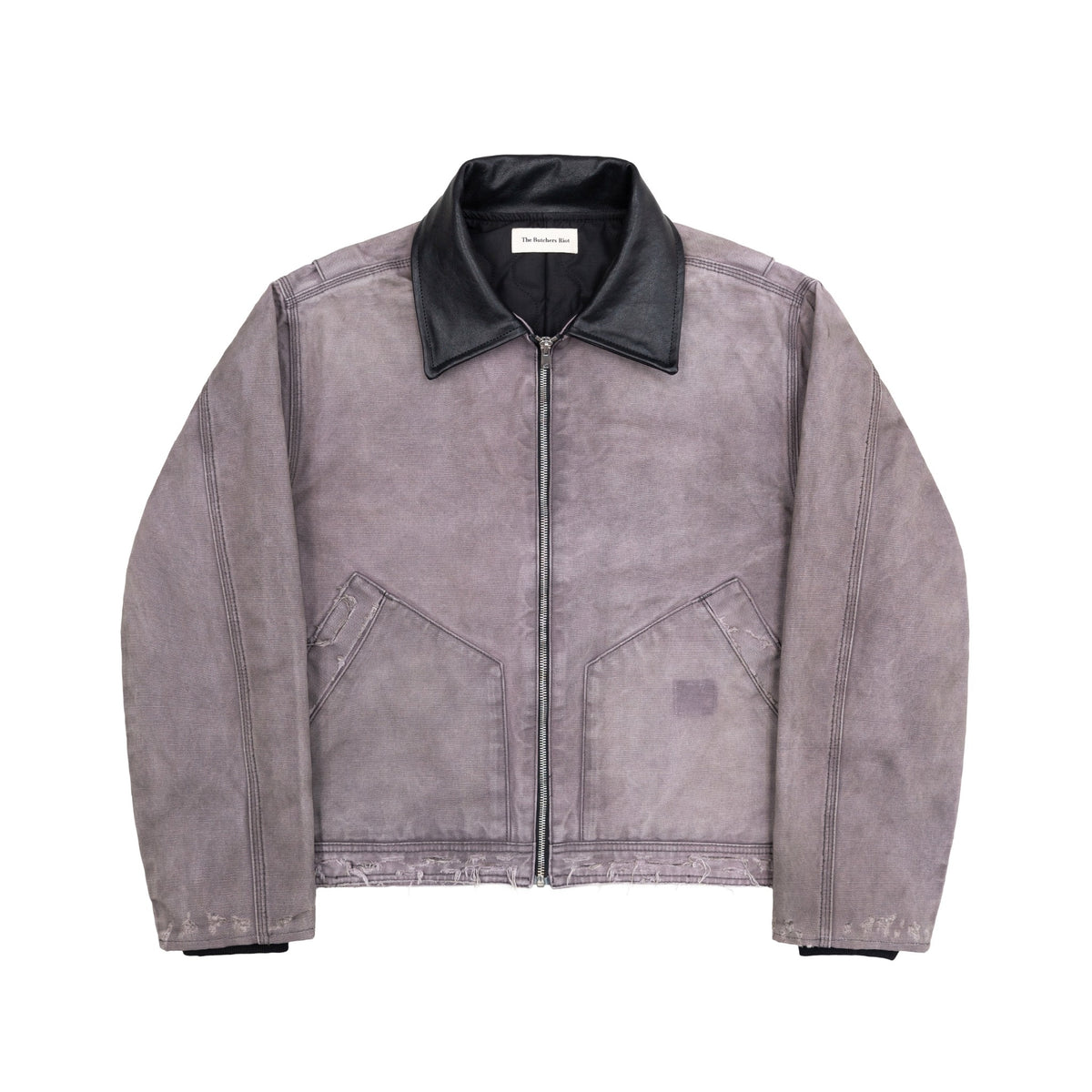 Washed Violet Boro Distressed Canvas Jacket