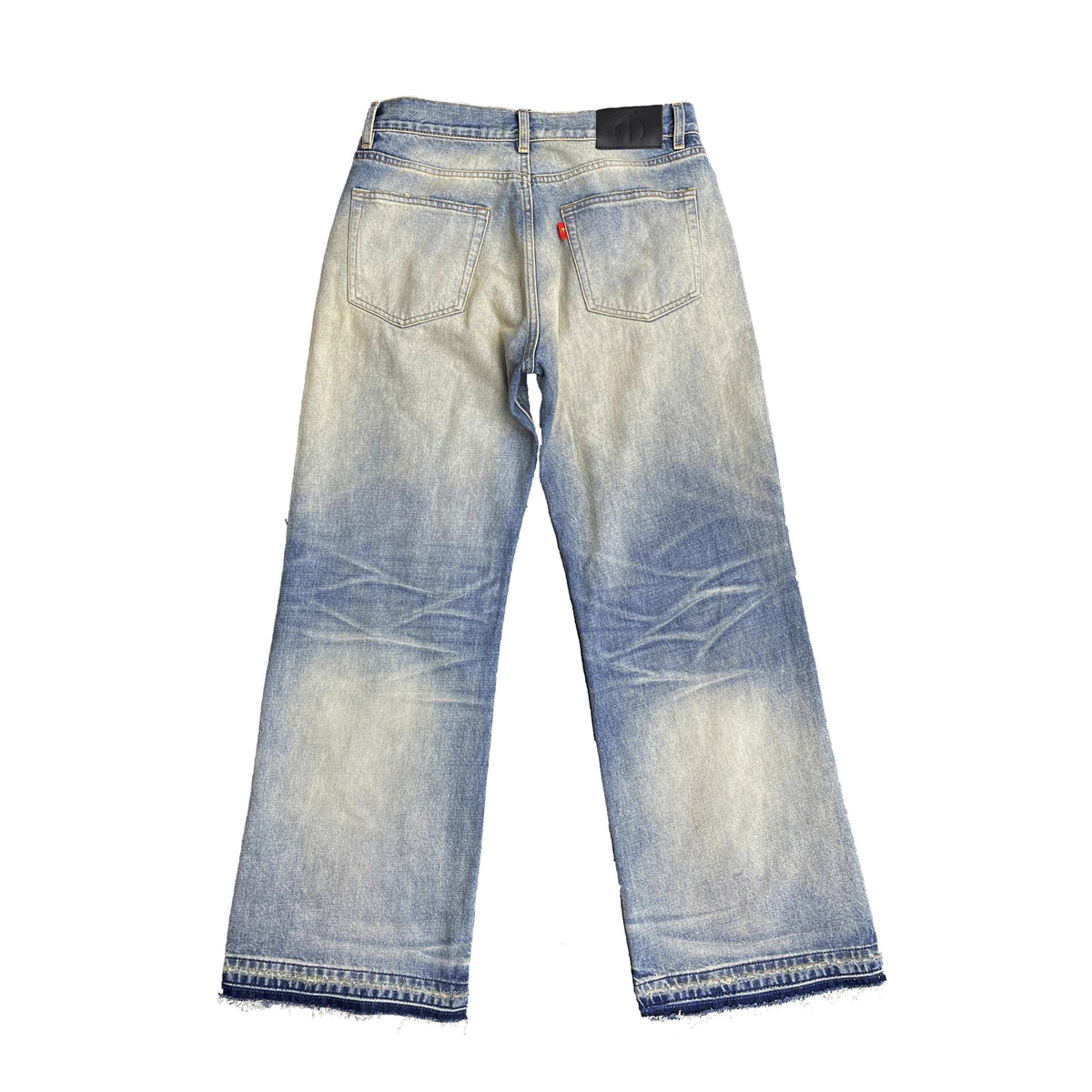 TBR King Denim 05 Washed Blue Relaxed Straight Jeans