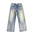 TBR King Denim 05 Washed Blue Relaxed Straight Jeans