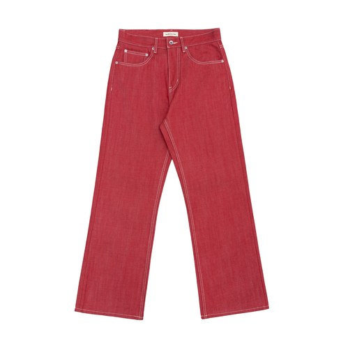 TBR Signature Red Flame Relaxed Straight Jeans
