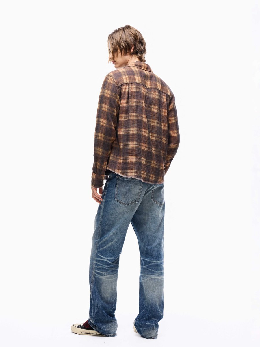 Wind03 Ice Flame Patch Washed Jeans