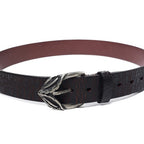 TBR Raven Wing Vintage Cracked Leather Belt