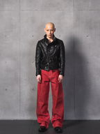 TBR Signature Red Flame Relaxed Straight Jeans