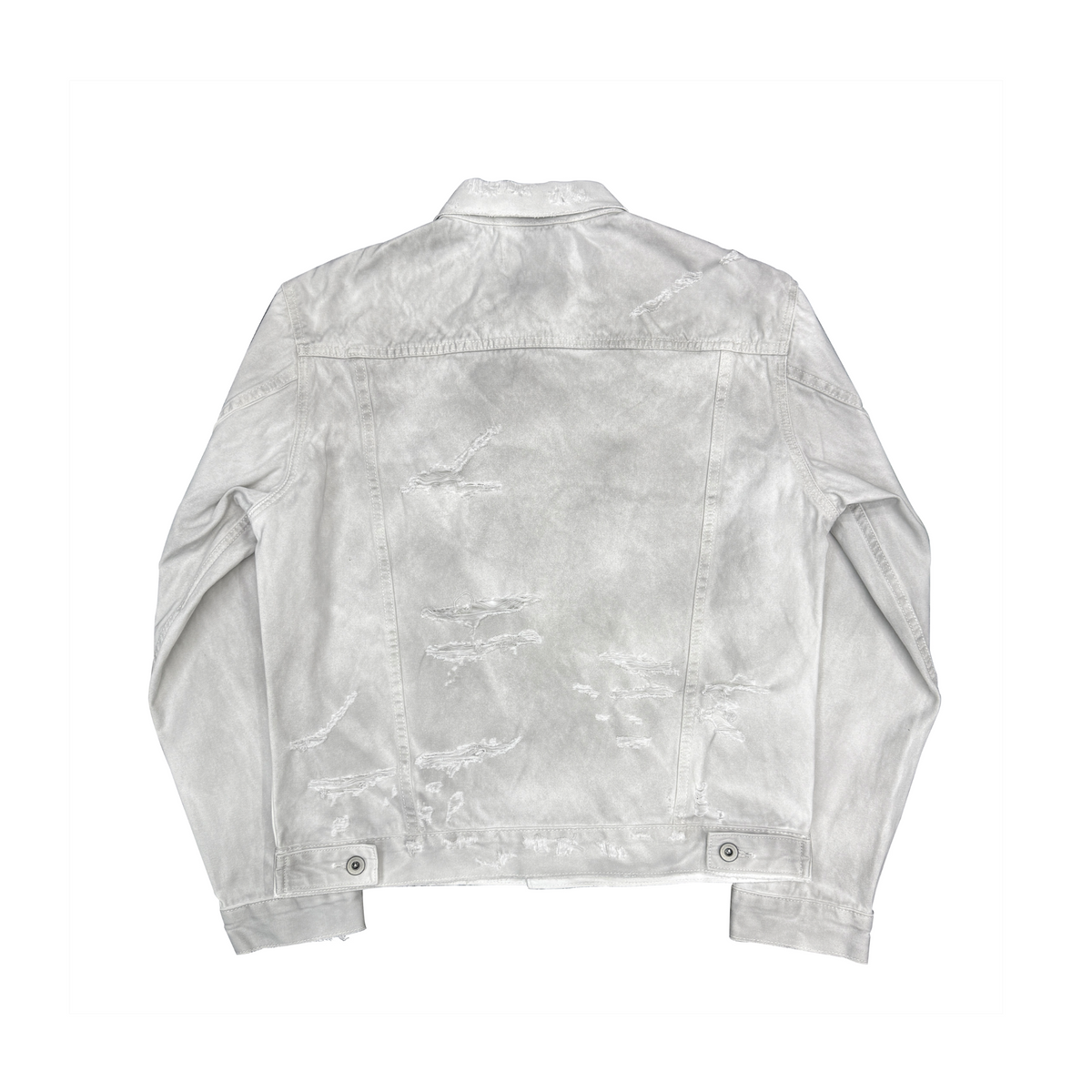 TBR White Moleskin Vintage Distressed Type 4 Jacket